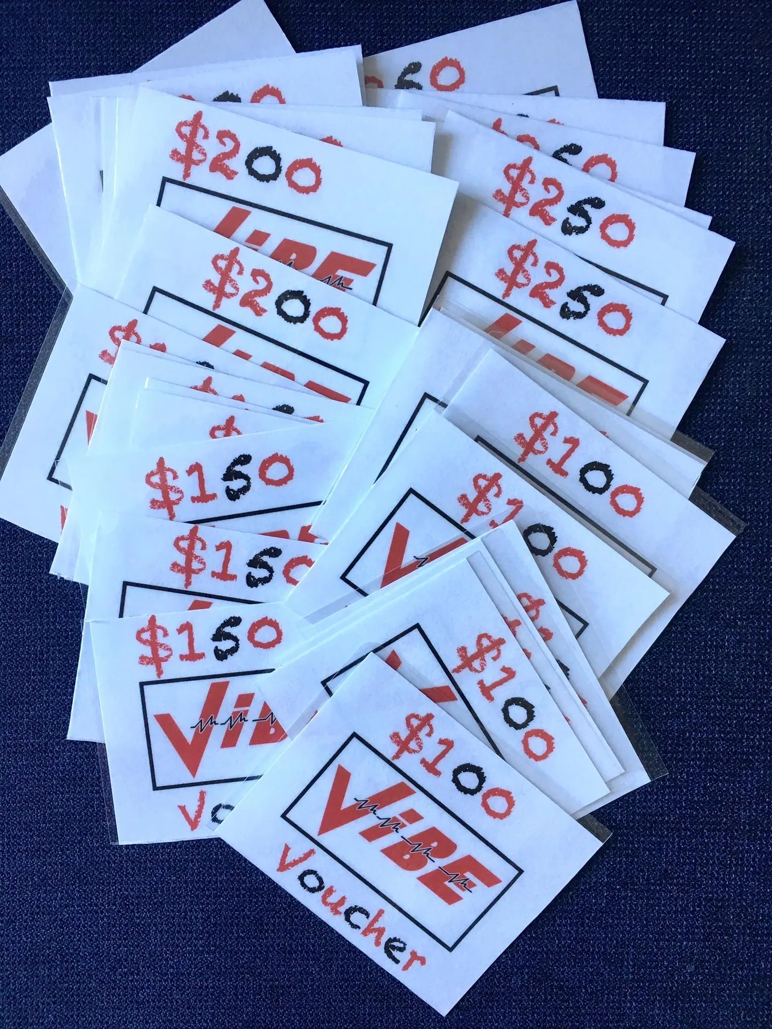 VIBE vouchers